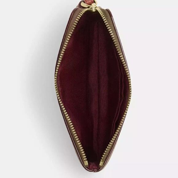 NWT Coach Corner Zip Wristlet In Signature Canvas With Sticker Print Rexy TRex - Picture 2 of 5